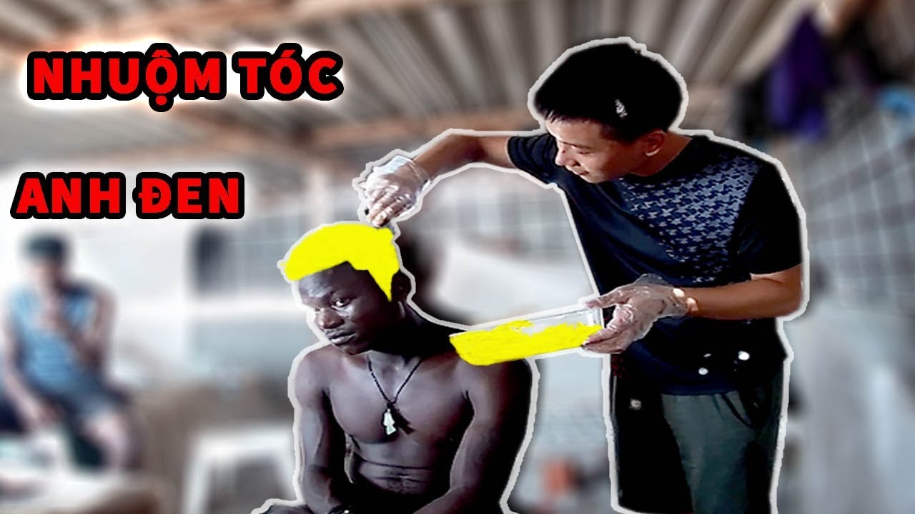 Vlog#23: Thử Nhuộm Tóc Cho Anh Đen Và ..CÁI KẾT (Try dyeing your hair)