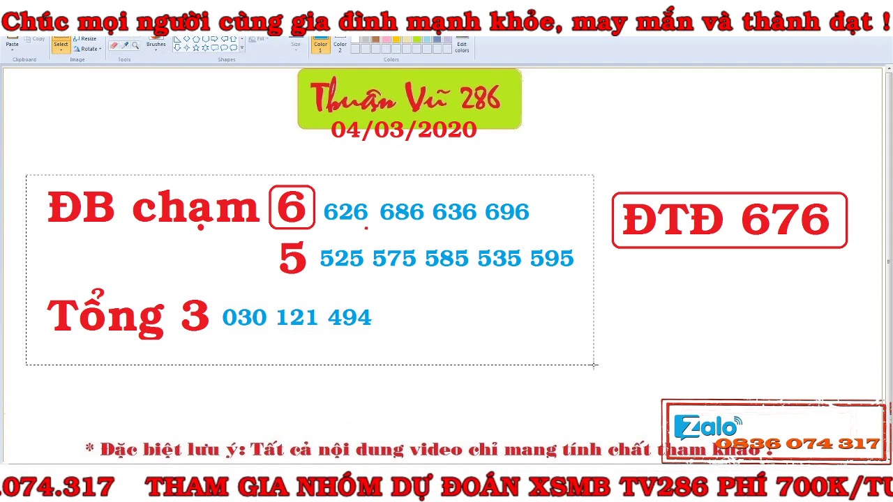 NGÀY 04/3. ĂN 535. THUẬN VŨ 286, DỰ ĐOÁN VÀ CHỐT SỐ. XSMB SOI CẦU.