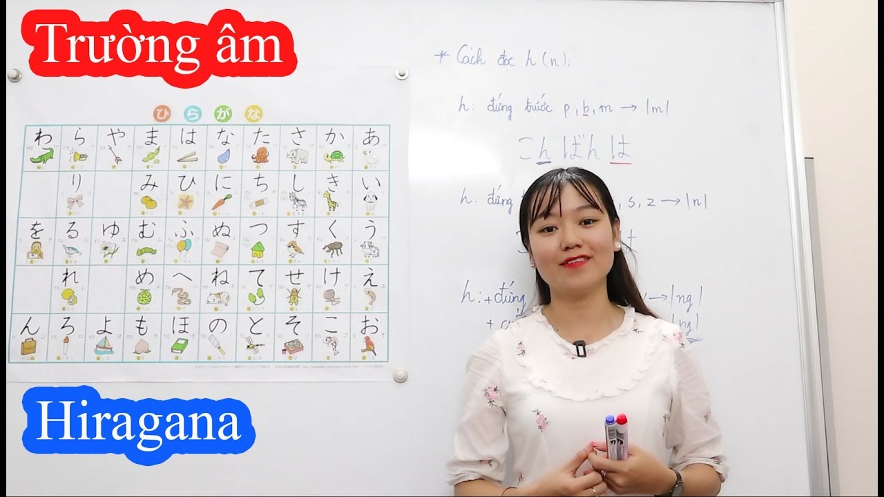 Trường Âm của Bảng Chữ Cái Hiragana | Tiếng Nhật Online | Hà Tâm TV