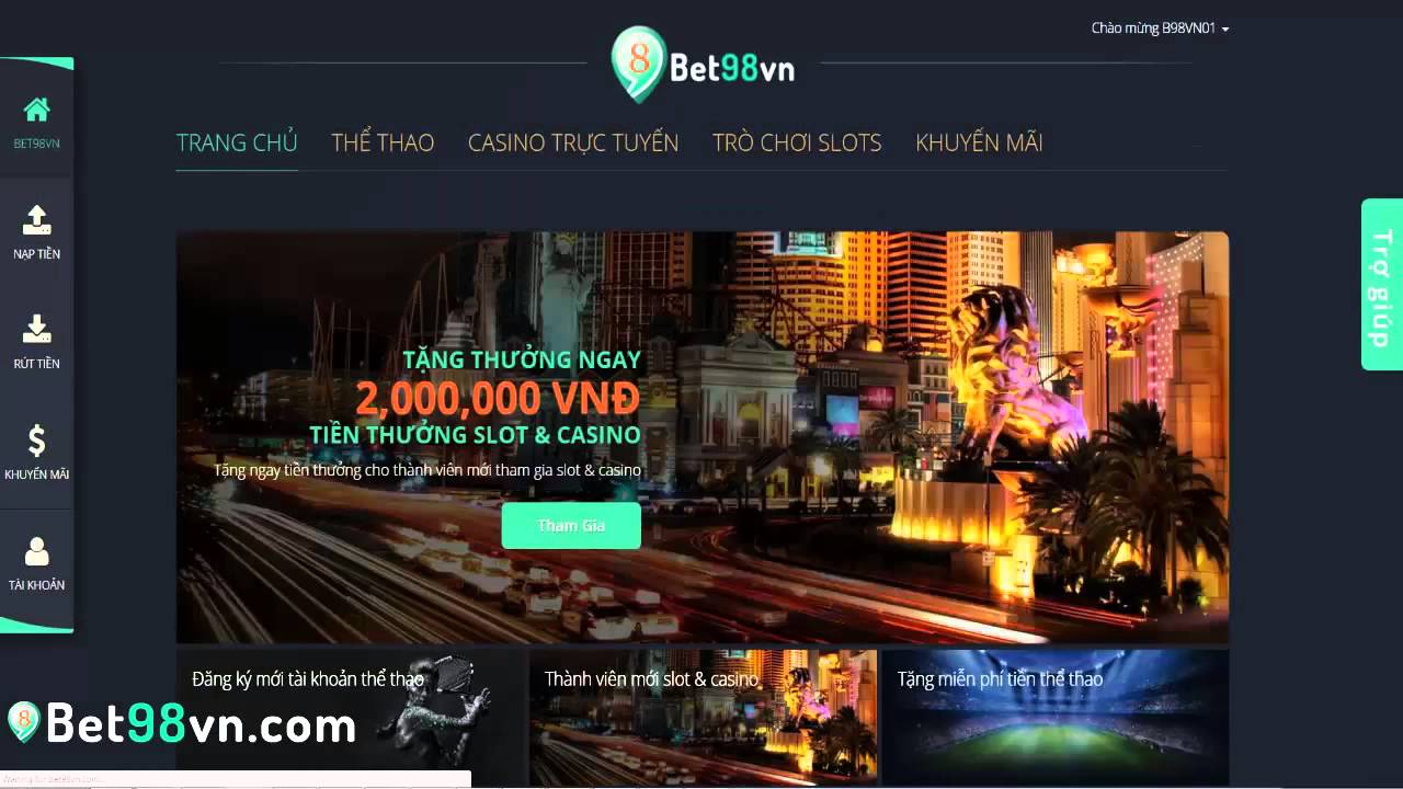 Cách nạp tiền tại nhà cái uy tín BET98VN