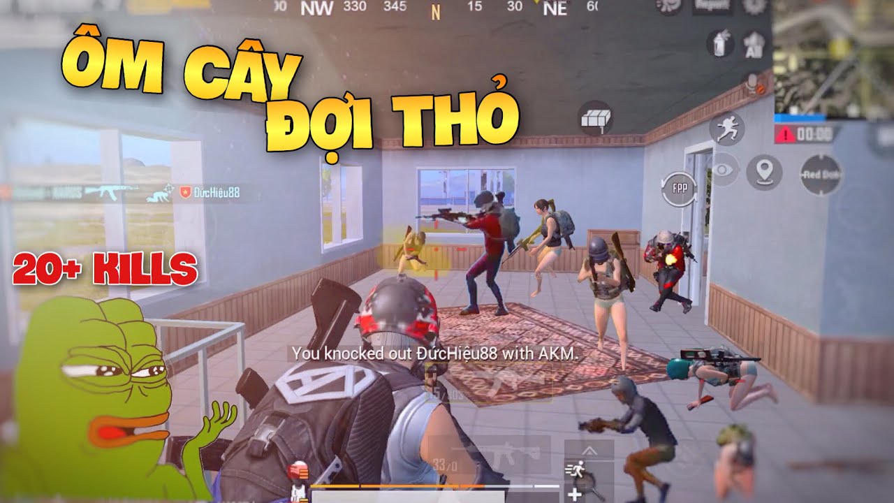 PUBG Mobile | Ôm Cây Đợi Thỏ Solo Squad 20+ KILLS Và Cái Kết | Karos TV