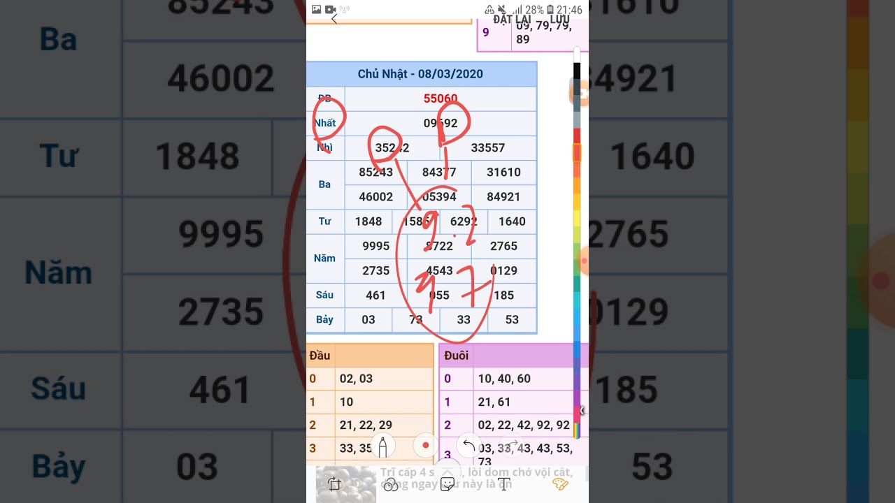 soi cầu ngày 10/3/2020