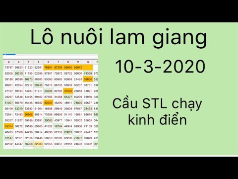 Soi cầu xsmb ngày 10/3-2020|| cầu song thủ lô chạy thông 11 ngày|| bộ đề max đẹp cho ngày 10-3-2020