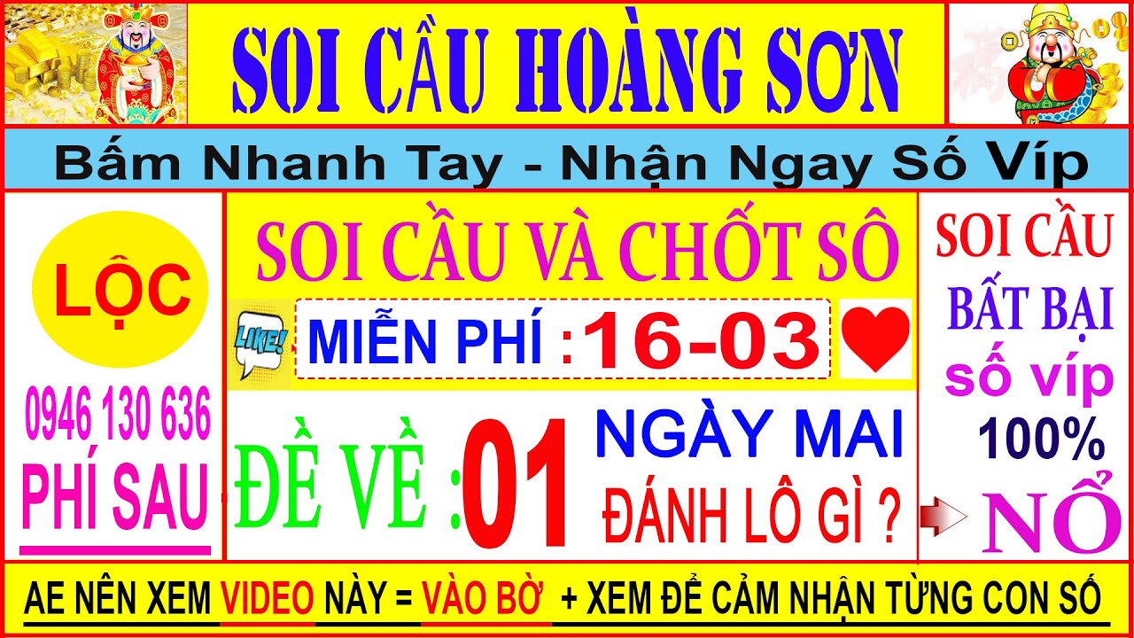 Soi Cầu miền bắc.lôtô Ngày 16-3,hoàng sơn xsmb.soi cầu và chôt số Lô,Đề bất bại 2020.Lottery 24h