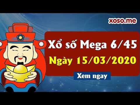 Xổ số Vietlott 6/45 ngày 15 tháng 3 – XS Vietlott mega 6/45 – Xổ số Vietlott hôm nay chủ nhật