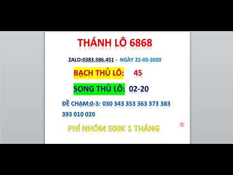 Soi cau 7777 ngày 22/3/2020 chơi là ăn