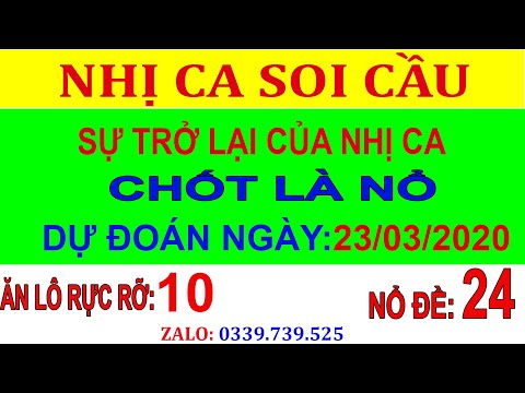 Soi Cầu Miền Bắc- Ngày:23/03/2020-Soi cầu 7777-Soi Cầu Chuẩn Xác Hôm Nay- Soi Cầu Nhị Ca-Xsmb