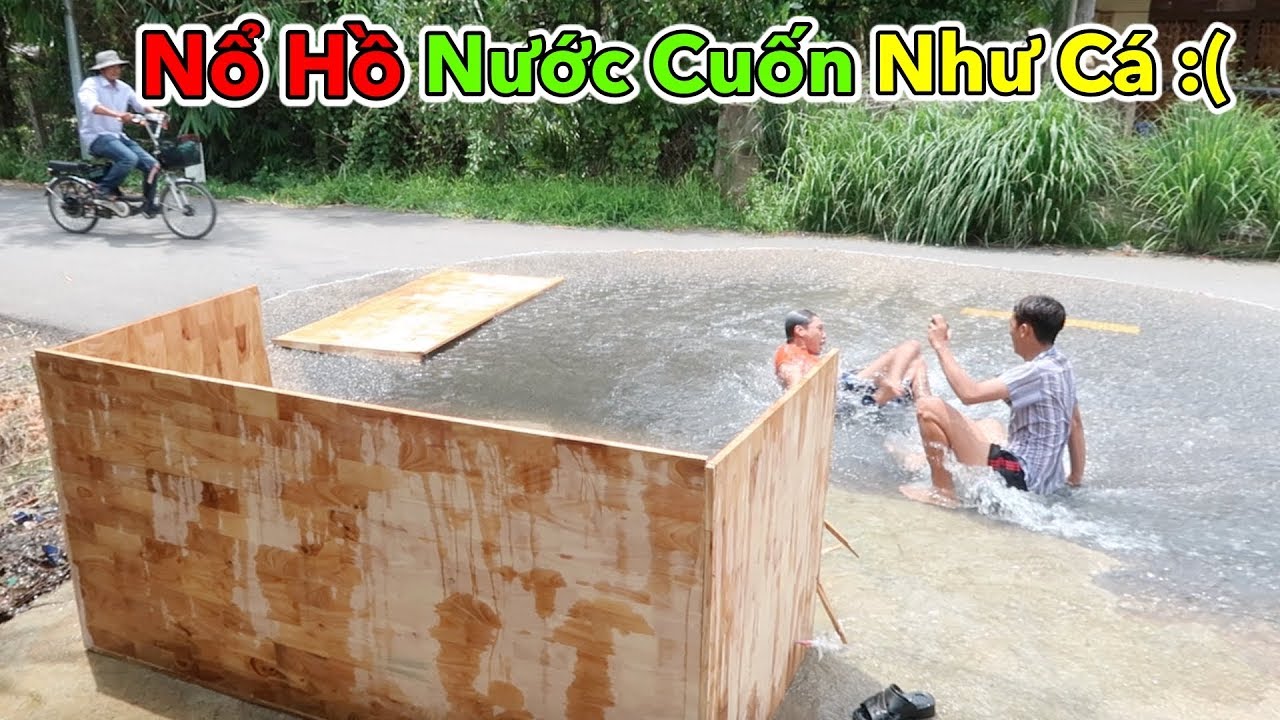 Lamtv – Thử Làm Hồ Bơi Bằng Gỗ và Cái Kết | How to make a Wooden Pool