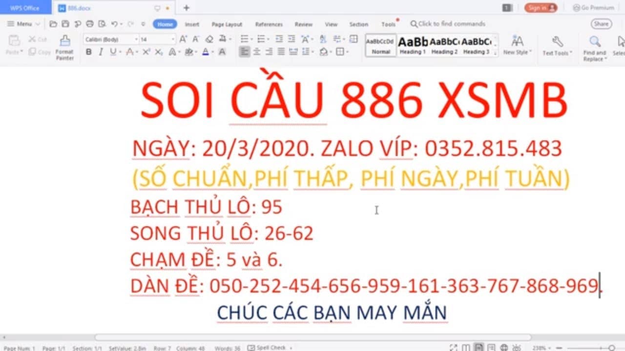 SOI CẦU 886 XSMB 20/3, ĂN ĐỀ 74, TRÚNG BTL 85, STL 23-32.