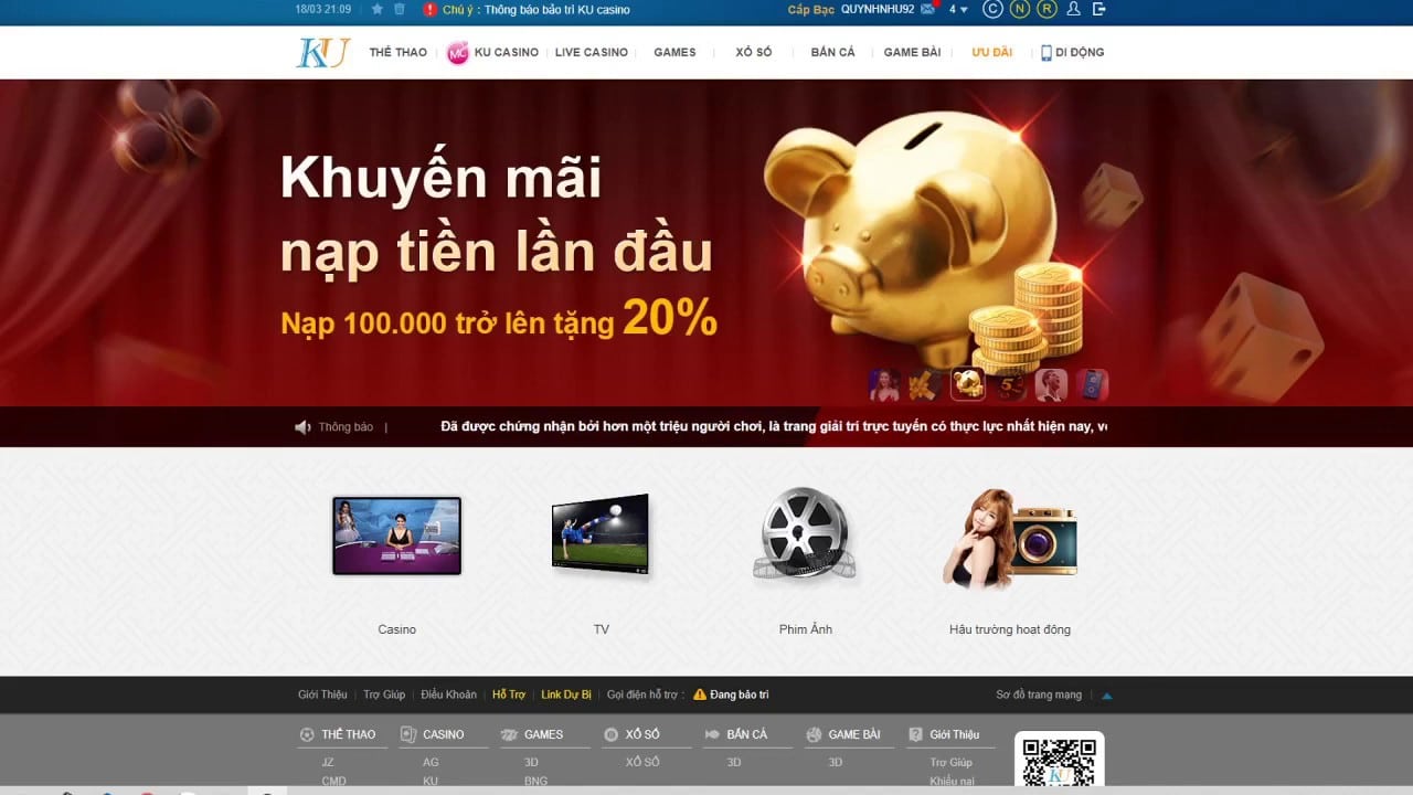 kucasino tạm dừng phục vụ cho ae qua trang SCR99 chơi nạp tiền rút tiền nhanh và uy tín 100%.