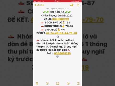 Soi Cau 7777 .sxmb ngày 26/3/2020