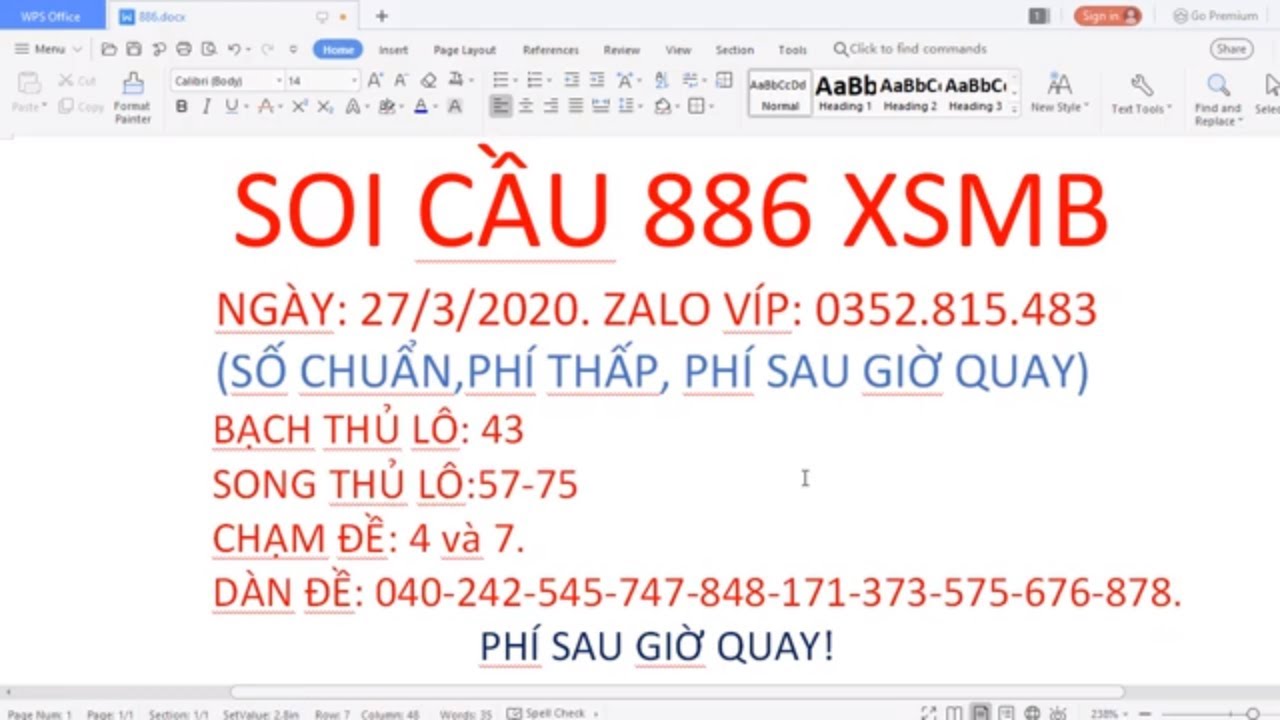 SOI CẦU 886 XSMB 27/3, TRÚNG STL 01-10, SOI CẦU 6886