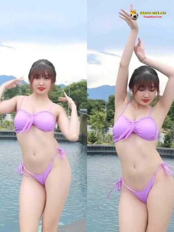 Cô nàng diện Bikini xinh xắn nhảy sexy trong những video Tiktok triệu view